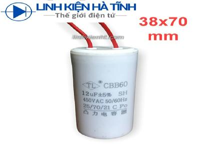 CBB60 12UF tụ khởi động máy giặt CBB60 12UF tụ khởi động máy giặt
