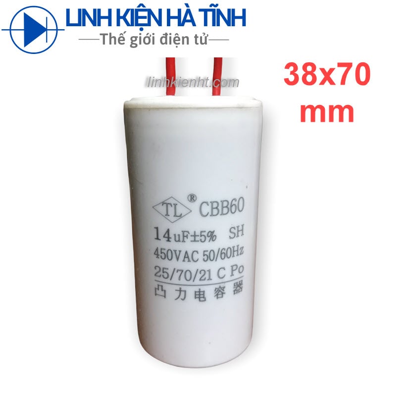 CBB60 14UF tụ khởi động máy giặt