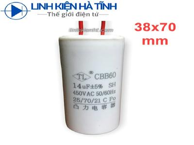 CBB60 14UF tụ khởi động máy giặt CBB60 14UF tụ khởi động máy giặt