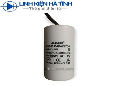 Tụ khởi động CBB60 40UF 400VAC Tụ khởi động CBB60 40UF 400VAC