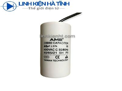 Tụ khởi động CBB60 45UF 400VAC Tụ khởi động CBB60 45UF 400VAC
