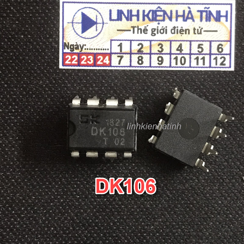 IC nguồn bếp từ DK106 DIP-8 mới