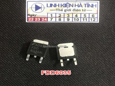 FDD6035AL FDD 6035AL 6035 kênh N 12A 30V