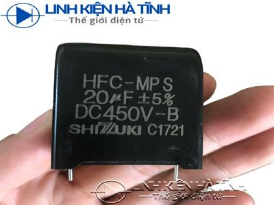 Tụ 20uf 450V tụ điều hòa Daikin HFC-MPS 20UF DC450V hàng mới loại tốt Tụ 20uf 450V tụ điều hòa Daikin HFC-MPS 20UF DC450V hàng mới loại tốt