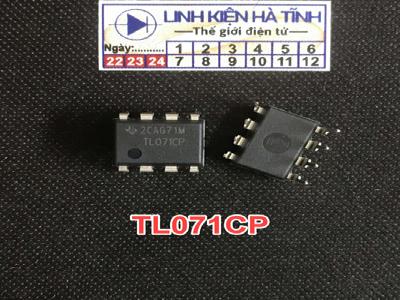 IC khuếch đại tín hiệu TL071CP TL071 DIP-8 mới nhập khẩu