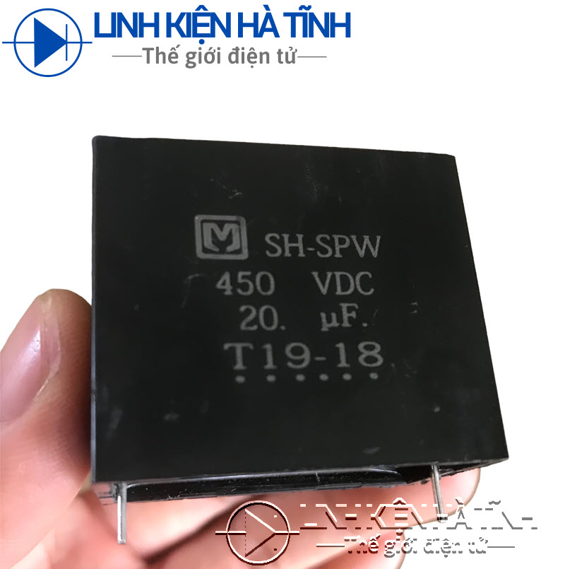 Tụ 20uf 450V tụ điều hòa Daikin SH-SPW 20uf 450VDC hàng mới loại tốt