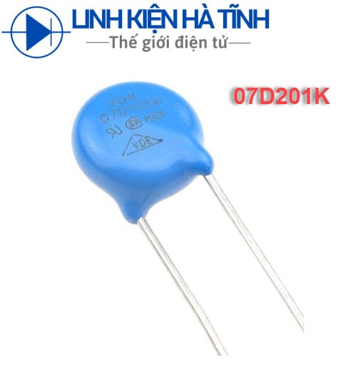 Tụ Chống Sét, tụ bảo vệ quá áp 110V 07D201K 7A 200V 7D201K