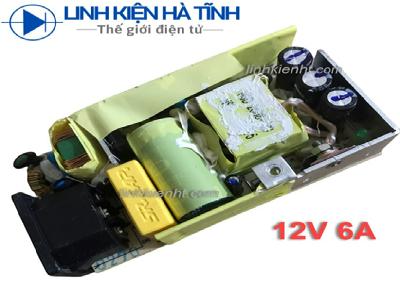 Mạch nguồn 12V 6A tháo vỏ hàng chuẩn