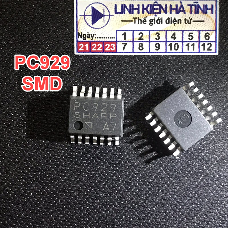 PC929 SOP14 IC cách ly quang opto điều khiển chính hãng