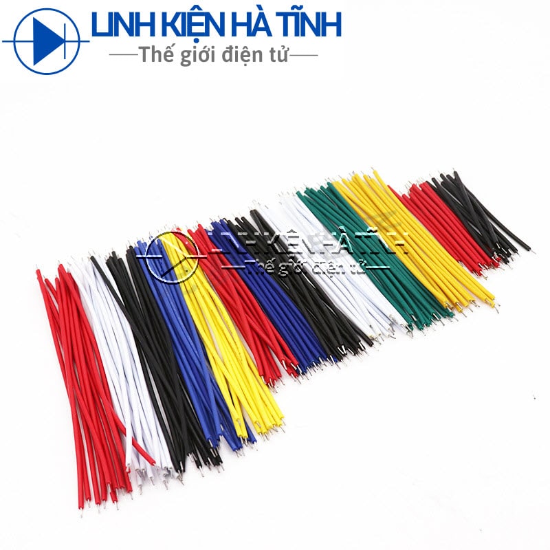 Túi 130 sợi dây câu mạch nhiều màu sắc đầu mạ thiếc dài 5cm 8cm 10cm gồm 13 loại mỗi loại 10 sợi
