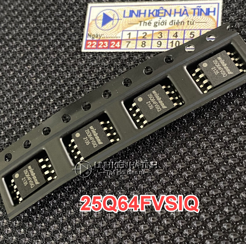 IC nhớ 25Q64FVSIQ 8M SOP-8 mới