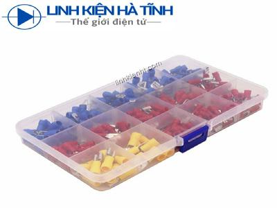 Hộp 280 cái đầu cốt cắm kèm bọc pvc chất liệu bằng đồng hộp đầu cos dây thiết bị đầu cuối