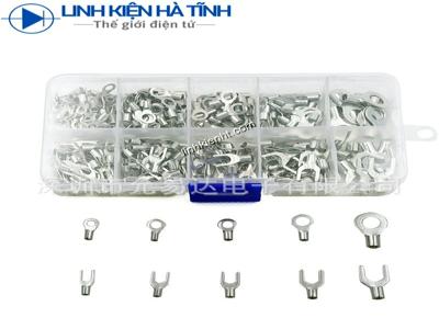 Hộp 10 loại đầu cốt trần bắt ốc tổng cộng 320 cái đầu cos