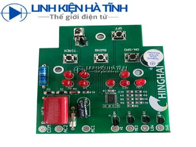 Mạch Quạt treo tường ChingHai 2 cụm đèn báo bo quạt ChingHai mạch quạt ChingHai nhận khiển zin