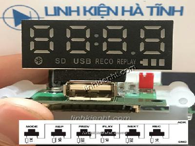 Mạch bluetooth loa kéo mặt loa kéo màn hình loa kéo mặt khiển loa kéo mạch hiển thị loa kéo kiểu 4