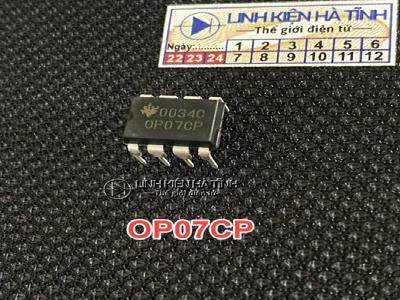IC khuếch đại thuật toán OP07C OP07CP 0P07C Dip-8