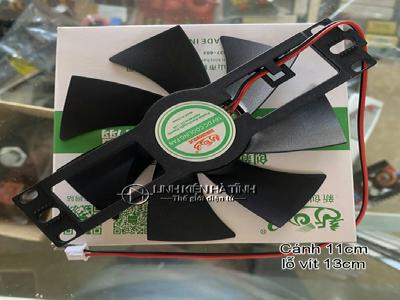 Quạt bếp từ 18v quạt bếp hồng ngoại các loại sải cánh 11cm