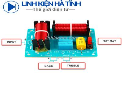 Mạch phân tần loa 2 đường bass treble chất lượng cao Mạch phân tần loa 2 đường bass treble chất lượng cao