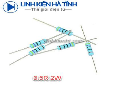 [10 CON] ĐIỆN TRỞ 0.5R 2W 1%
