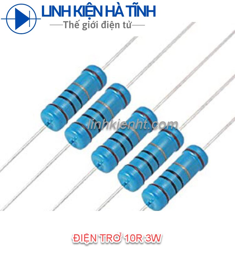 [10 CON] ĐIỆN TRỞ 10R 3W TRỞ 3W 10ohm SỬA AMPLI