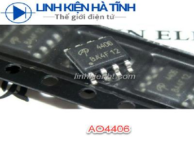 túi 5 con MOSFET AO4406 4406 SOP-8 12A 30V CHÍNH HÃNG túi 5 con MOSFET AO4406 4406 SOP-8 12A 30V CHÍNH HÃNG