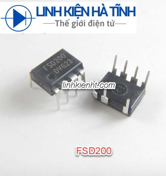 IC NGUỒN FSD200 DIP-7 MỚI CHÍNH HÃNG 