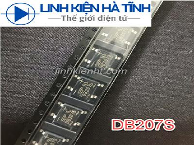 Chỉnh lưu cầu - Diode cầu DB207S DB207 207 2A 1000V SOP-4 Chỉnh lưu cầu - Diode cầu DB207S DB207 207 2A 1000V SOP-4