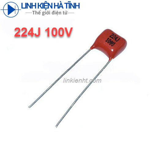 TỤ ĐỎ CBB 224J 100V 220NF 