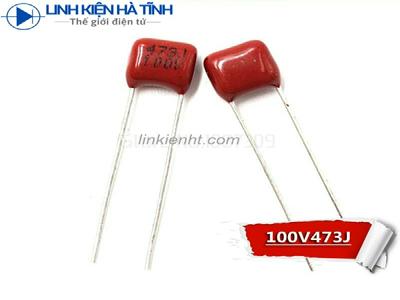 TỤ ĐỎ CBB 473J 100V 0.047UF 47NF 473 100V TỤ ĐỎ CBB 473J 100V 0.047UF 47NF 473 100V