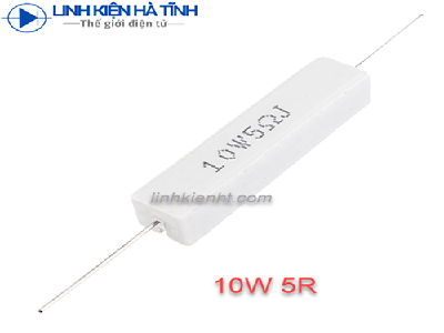 TRỞ 10W 5R TRỞ SỨ 10W 5R ́10W 5 OHM LOẠI TỐT