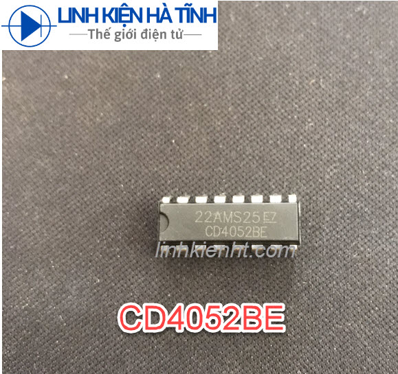 IC SỐ CD4052BE CD4052 4052 DIP-16 (CHÂN CẮM)