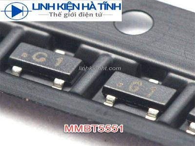 [20 chiếc] Transitor NPN 2N5551 G1 0.6A 160V SOT-23 dán