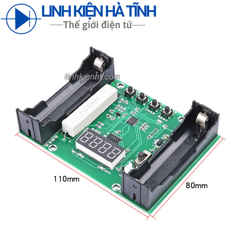 Mạch kiểm tra dung lượng thực pin maH / mwH DC5-12V