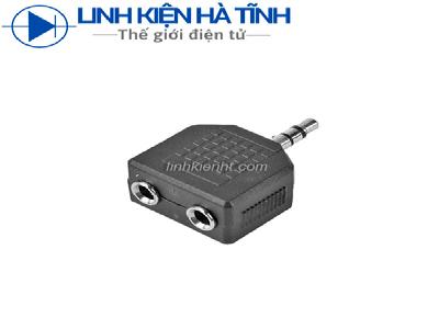 Jack chia loa tai nghe 1 ra 2 cổng 3.5mm siêu tiện lợi Jack chia loa tai nghe 1 ra 2 cổng 3.5mm siêu tiện lợi