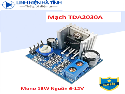 Mạch Khuếch Đại Âm Thanh TDA2030 Mono 18W Mạch Khuếch Đại Âm Thanh TDA2030 Mono 18W
