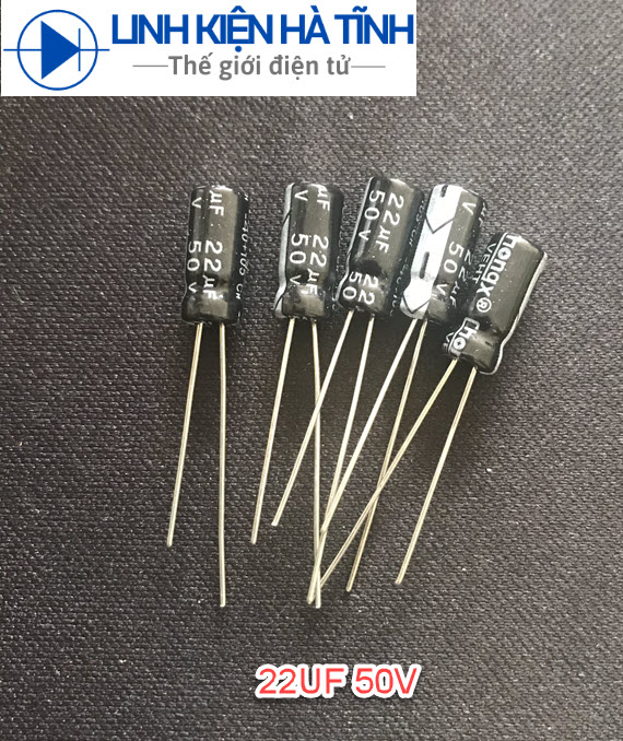 TỤ HÓA 22UF 50V TỤ 22UF 50V