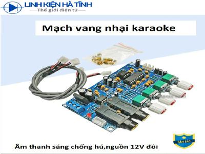 Mạch tạo tiếng vang PT2399 mạch echo karaoke Full phụ kiện Mạch tạo tiếng vang PT2399 mạch echo karaoke Full phụ kiện
