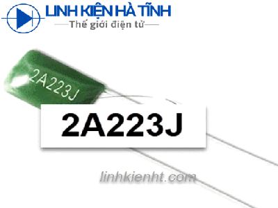 TỤ MICA 223J 2A223J DIP 22nF 100V P=5mm TỤ MICA 223J 2A223J DIP 22nF 100V P=5mm