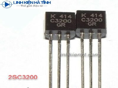 Transistor cắm NPN 2SC3200 KTC3200 C3200 100mA 150V TO-92 mới chính hãng Transistor cắm NPN 2SC3200 KTC3200 C3200 100mA 150V TO-92 mới chính hãng