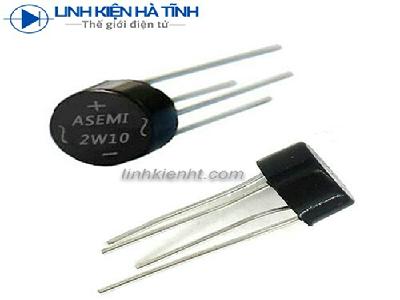 Cầu chỉnh lưu CẦU DI ỐT TRÒN 2A 2W10 2A/1000V Cầu chỉnh lưu CẦU DI ỐT TRÒN 2A 2W10 2A/1000V