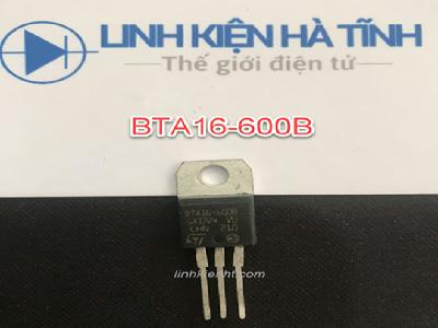 Triac SCR BTA16-600B BTA16 TO-220 16A 600V THÁO MÁY - AC27 Triac SCR BTA16-600B BTA16 TO-220 16A 600V THÁO MÁY - AC27