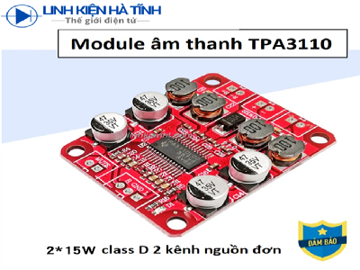 TPA3110 Mạch khuếch đại âm thanh TPA3110 2x15w TPA3110 Mạch khuếch đại âm thanh TPA3110 2x15w