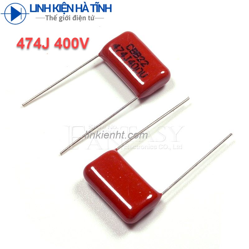 TỤ ĐỎ CBB22 CBB 474J 400V 0.47UF 400V 474 
