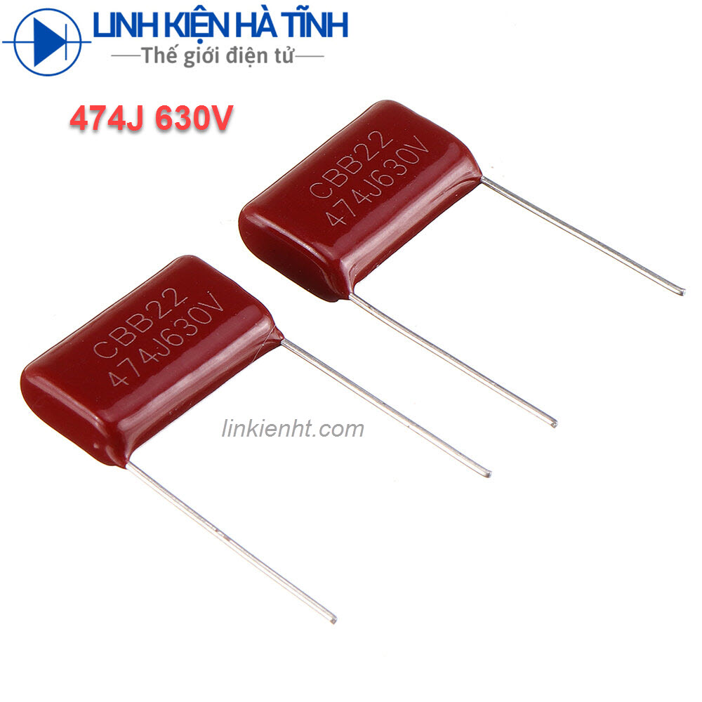 TỤ ĐỎ CBB21 CBB 474J 630V 0.47UF 630V 474