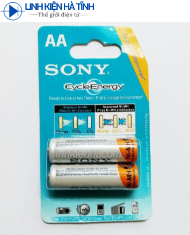 1 cặp Pin Sạc AA Sony Dung Lượng 4600mAh