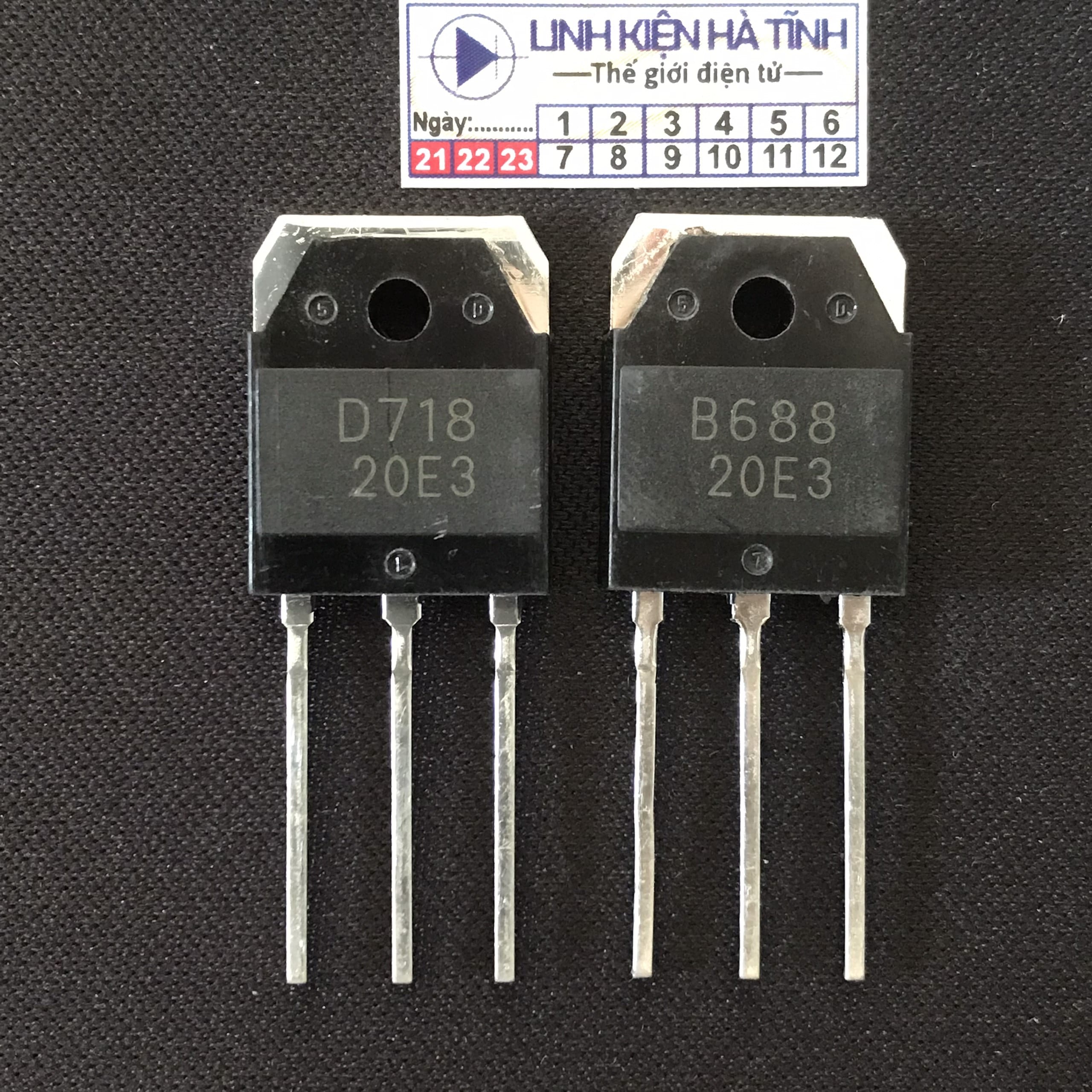 Cặp Sò D718 B688 mới loại tốt