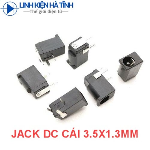 ĐẦU JACK DC CÁI JACK NGUỒN DC CÁI 3.5X1.3MM