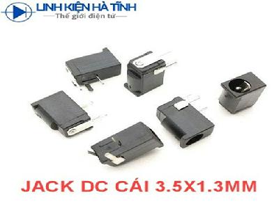 ĐẦU JACK DC CÁI JACK NGUỒN DC CÁI 3.5X1.3MM ĐẦU JACK DC CÁI JACK NGUỒN DC CÁI 3.5X1.3MM