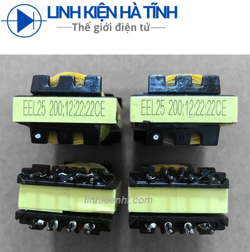  Biến áp nguồn xung máy hàn EE25 200:6:30:28 24V