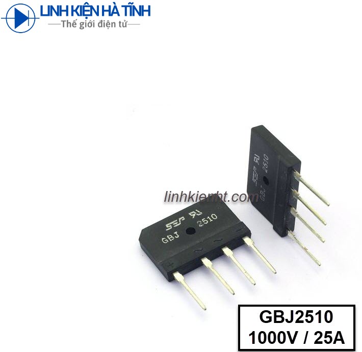 DIODE CẦU GBJ2510 25A 1000V